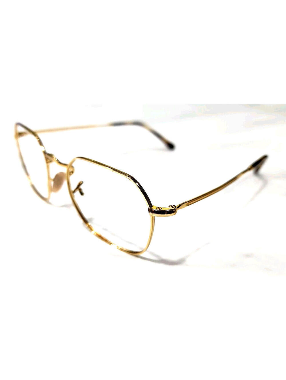 Ray Ban RB3694V JIM 2500 No Nose Pad Gold Eyeglasses Frame 51-20-140